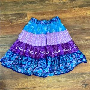 Purple & blue skirt  (4 different patterns)